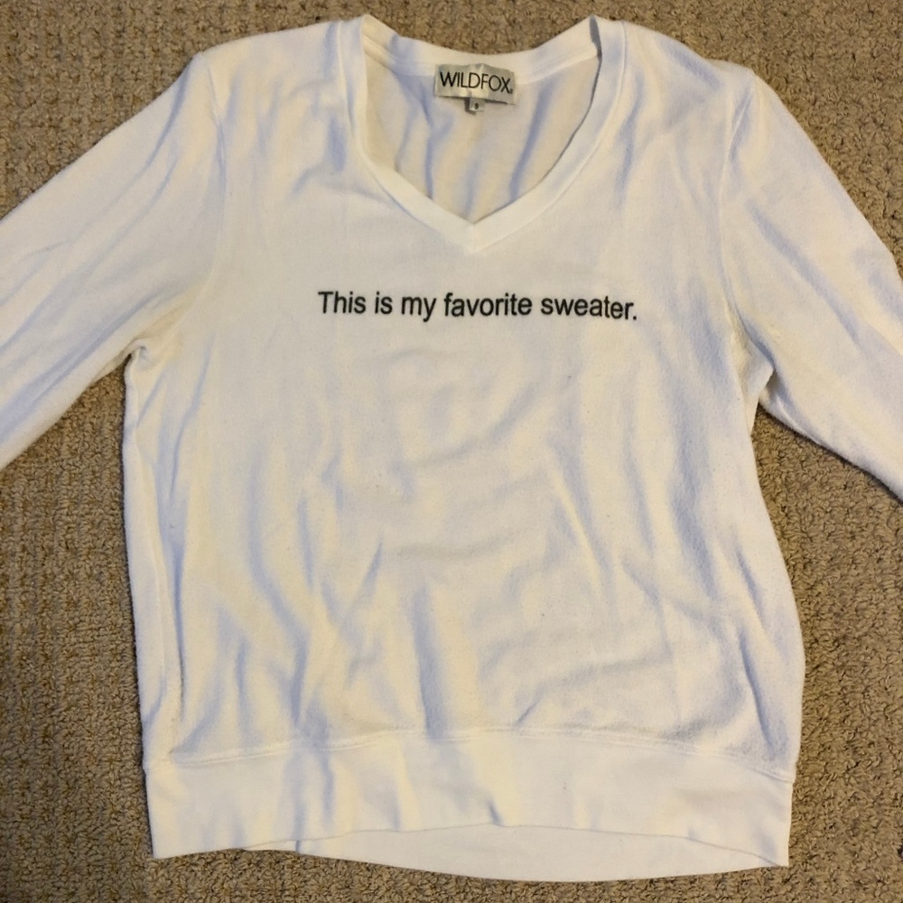 Wildfox This is my favorite sweater